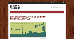 Desktop Screenshot of heavytable.com