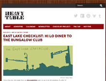 Tablet Screenshot of heavytable.com